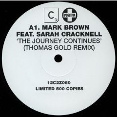 Mark Brown Feat. Sarah Cracknell - Mark Brown Feat. Sarah Cracknell - The Journey Continues - CR2