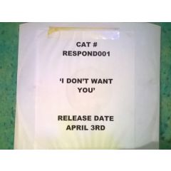 The Filth Brothers - The Filth Brothers - I Don't Want You - Respond 1