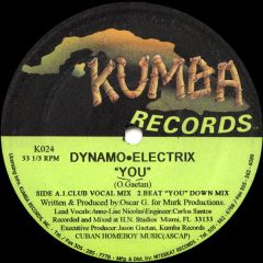 Dynamo Electrix - Dynamo Electrix - You - Kumba Records