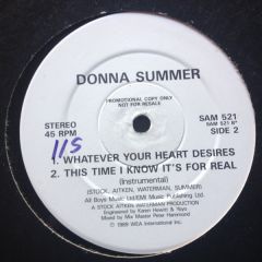 Donna Summer - Donna Summer - This Time I Know It's For Real - Warner Music UK Ltd.