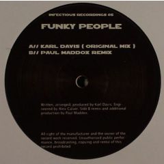 Karl Davis - Karl Davis - Funky People - Infectious