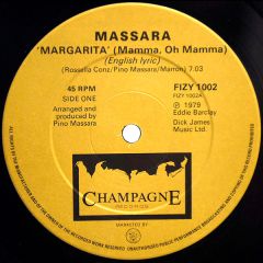 Massara - Massara - Margarita (Mamma, Oh Mamma) - Champagne Records