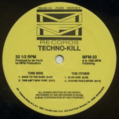 Ian North - Ian North - Techno Kill - Music For Money 22