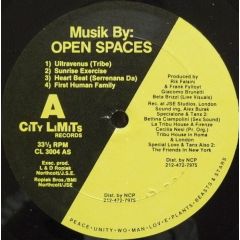 Open Spaces - Open Spaces - Musik By: Open Spaces - City Limits