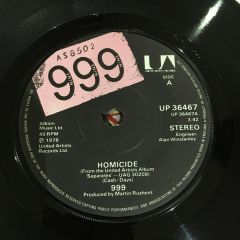 999 - 999 - Homicide - United Artists Records