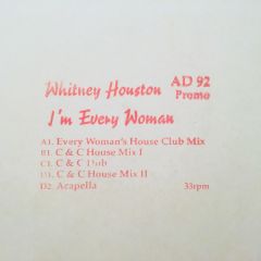 Whitney Houston - Whitney Houston - I'm Every Woman - White