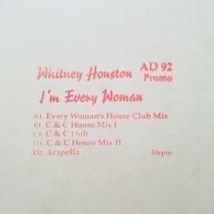 Whitney Houston - Whitney Houston - I'm Every Woman - AD92