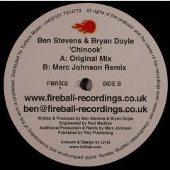 Ben Stevens & Bryan Doyle - Ben Stevens & Bryan Doyle - Chinook - Fireball
