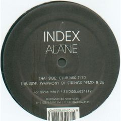 Index - Alane - Rr Recordings