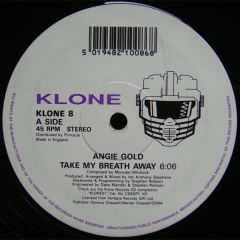 Angie Gold - Angie Gold - Take My Breath Away - Klone Records