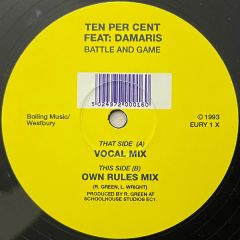 Ten Per Cent - Ten Per Cent - Battle And Game - Euro Records