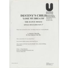 Destinys Child - Lose My Breath - Columbia