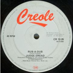 Judge Dread - Judge Dread - Rub-A-Dub - Creole Records
