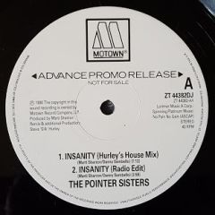 Pointer Sisters - Pointer Sisters - Insanity - Motown