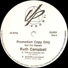 Ruth Campbell - Ruth Campbell - This Is It - Up Front