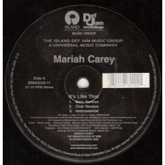 Mariah Carey - Mariah Carey - It's Like That Feat. Jd & Fatman - Def Jam