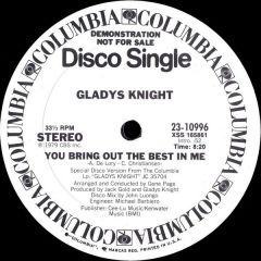 Gladys Knight - Gladys Knight - You Bring Out The Best In Me - Columbia