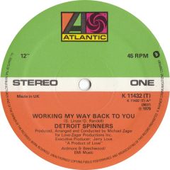Detroit Spinners - Detroit Spinners - Working My Way Back To You - Atlantic