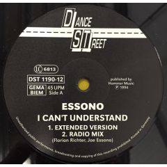 Essono - Essono - I Can't Understand - Dance Street