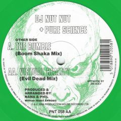 DJ Nut Nut & Pure Science - The Rumble (Blue Vinyl) - Production House