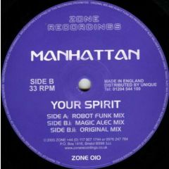 Manhattan - Manhattan - Your Spirit - Zone Recordings
