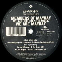 Members Of Mayday - Members Of Mayday - We Are Different (Remixes) - Low Spirit