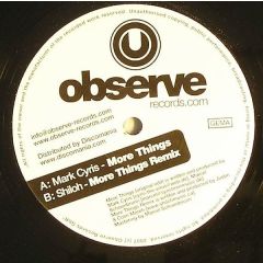 Mark Cyris - Mark Cyris - More Things - Obscure Records