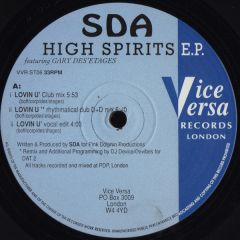 SDA - SDA - High Spirits EP - Vice Versa