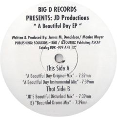 Jd Productions - Jd Productions - A Beautiful Day EP - Big D Records 9