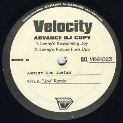 Soul Justice - Soul Justice - Joy (Remixes) - Velocity