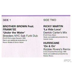 Brother Brown - Brother Brown - Under The Water (Breeders Nyc Sub Funk Dub) - DMC