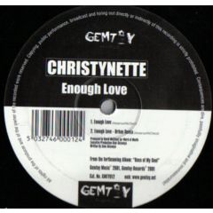 Christynette - Christynette - Enough Love - Gemtoy 12