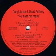 Darryl James & David Anthony - Darryl James & David Anthony - You Make Me Happy - Peppermint Jam