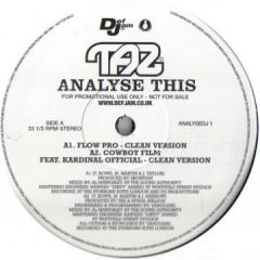 TAZ - TAZ - Analyse This (Album Sampler) - Def Jam