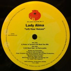 Lady Alma - Lady Alma - Lift Your Voices - 83 West