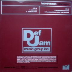Kwestman - Kwestman - Strategic - Def Jam