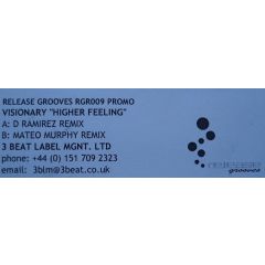Visionary - Visionary - Higher Feeling - Release Grooves