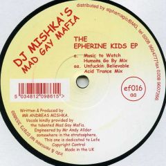 DJ Mishka's Mad Gay Mafia - DJ Mishka's Mad Gay Mafia - The Epherine EP - Ef 16