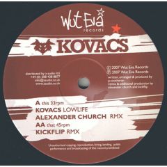 Kovacs - Kovacs - Lowlife - Wut Eva Records