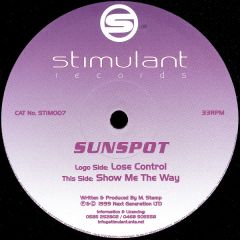 Sunspot - Sunspot - Lose Control - Stimulant