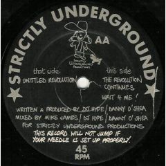 Tigers In Space (DJ Hype) - Tigers In Space (DJ Hype) - Untitled Revolution - Strictly Underground
