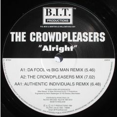 The Crowdpleasers - The Crowdpleasers - Alright - B.I.T Production