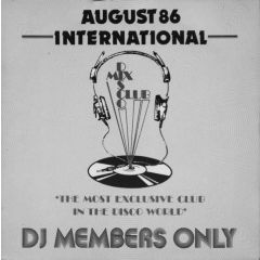 Various Artists - Various Artists - August 86 - International - DMC
