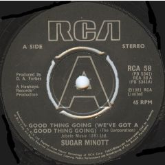 Sugar Minott - Sugar Minott - Good Thing Going - RCA