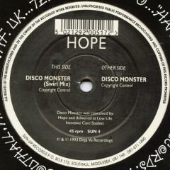 Hope - Hope - Disco Monster - Sun Up