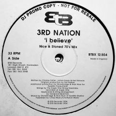 3rd Nation - 3rd Nation - I Believe - BTB Records