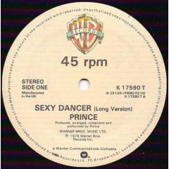Prince - Prince - Sexy Dancer - Warner Bros