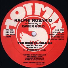 Ralphi Rosario - Ralphi Rosario - You Used To Hold Me - Hot Mix 5