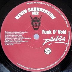 Funk D'Void - Funk D'Void - Diabla (Kevin Saunderson Mix) / (The Hacker Mix) - Soma Quality Recordings