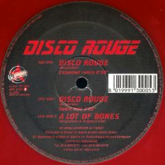 Disco Rouge - Disco Rouge - Disco Rouge (Red Vinyl) - Byte Blue